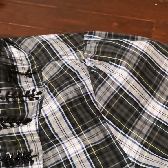 J Crew Embellished Plaid Button Down - Picture 5 of 5